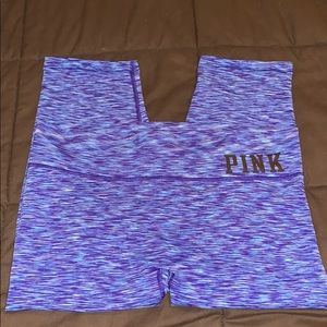 PINK crop yoga leggings